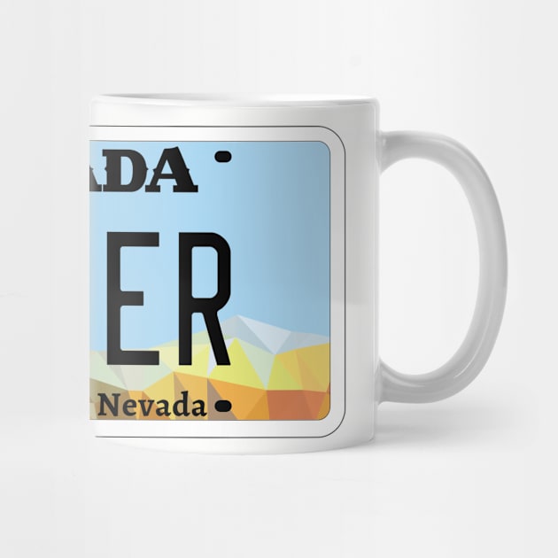 Weber Grill Nevada vanity license plate by zavod44